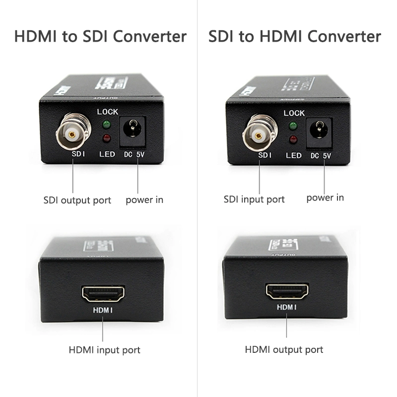 HDMI to SDI Converter Box HDMI to 3G HD SDI Signals Converter HD Video Converter