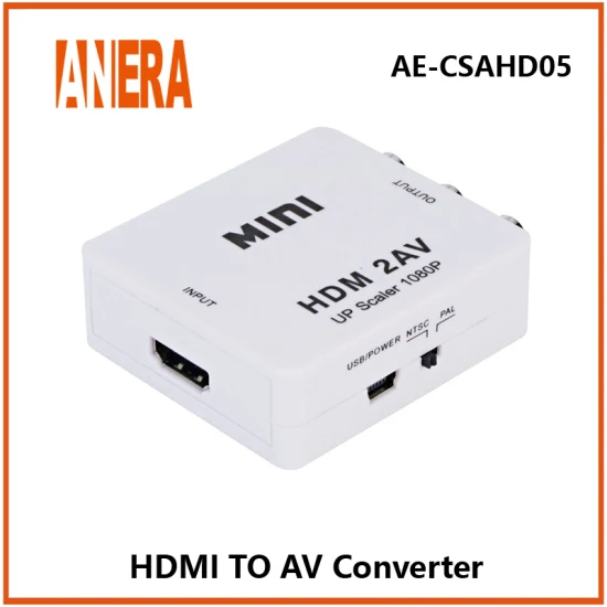 Anera ホットセール HDMI オス - VGA メス HDMI AV ビデオ コンバーター (オーディオ付き)